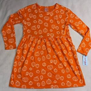 Cat & Jack‎ Orange Pumpkin Print Dress